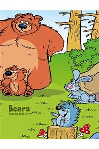 Bears Coloring Book 3 & 4