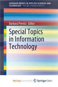 Special Topics in Information Technology