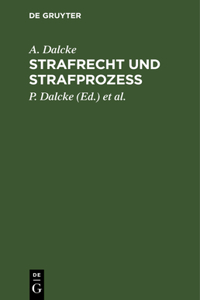 Strafrecht Und Strafprozess