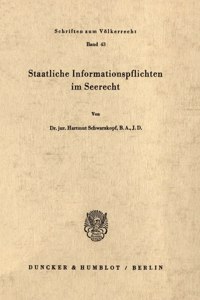 Staatliche Informationspflichten Im Seerecht