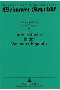 Intellektuelle in der Weimarer Republik