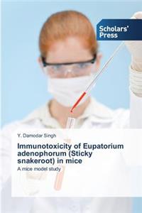 Immunotoxicity of Eupatorium adenophorum (Sticky snakeroot) in mice