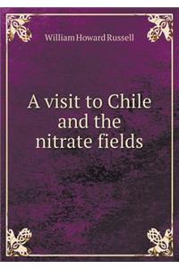 A visit to Chile and the nitrate fields