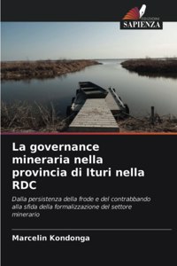 governance mineraria nella provincia di Ituri nella RDC