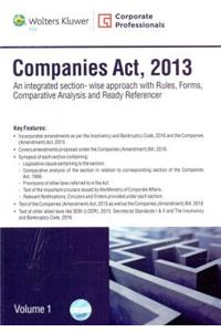 Companies Act 2013 An Integrated Section-Wise Approach With Rules, Forms, Comparative Analysis and Ready Referencer In 3 Volumes