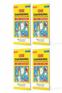 Oswaal CBSE Exam Rehearsal Class 10 (Set of 4 Books) Maths Standard, Science, Social Science & English For 2025 Board Exam