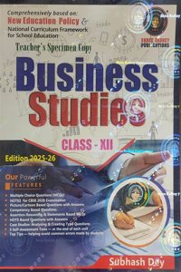 Business Studies text book for Class-XII By Subhash Dey Based on NCERT AND CBSE Edition: 2025-26