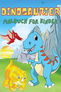 Dinosaurier-Malbuch für Kinder