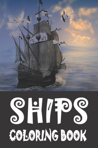 Ships Coloring Book