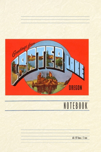 Vintage Lined Notebook Greetings from Crater Lake