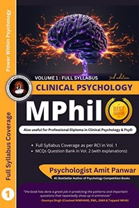 MPhil Clinical Psychology (4 Books Set) - Professional Diploma in Clinical Psychology & PsyD Entrance Exam Preparation Book - New & Updated Edition 3, 2024 - Power Within Psychology & PSYNXT