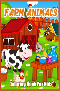 Farm Animals Coloring Book
