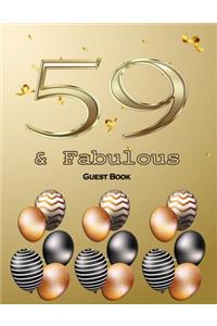 59 &Fabulous Guest Book