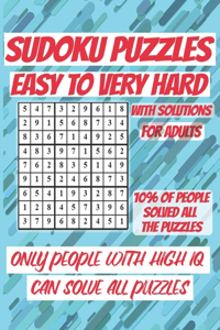 Sudoku Puzzles Easy to Very Hard for Adults