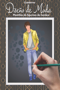Cuaderno Diseño de Moda, Plantillas de figurines de Hombre