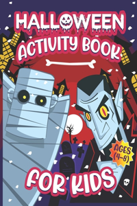 Halloween Activity Books For Kids 4-8