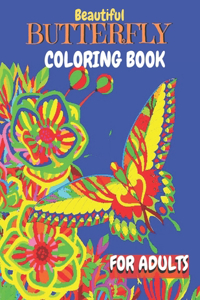 Beautiful Butterfly Coloring Book For Adults