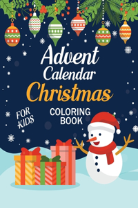 Advent Calendar Christmas Coloring Book