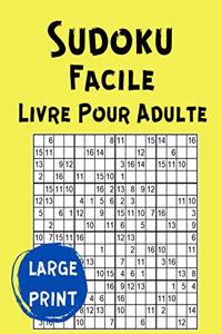 Sudoku Facile Livre Pour Adulte