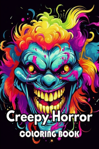 Creepy Horror Coloring Book for Adults
