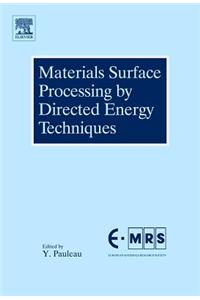 Materials Surface Processing by Directed Energy Techniques