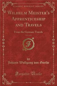 Wilhelm Meister's Apprenticeship and Travels, Vol. 3 of 3