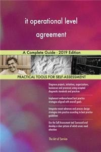 it operational level agreement A Complete Guide - 2019 Edition