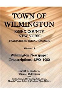 Town of Wilmington, Essex County, New York, Transcribed Serial Records, Volume 19