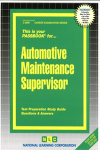 Automotive Maintenance Supervisor