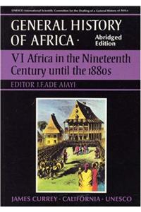 General History of Africa volume 6 [pbk abridged]