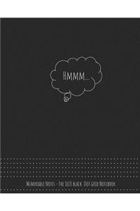 The 8x10 Black Dot Grid Notebook