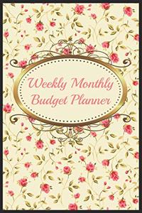 Weekly Monthly Budget Planner: A5 notebook dotgrid financal journal planner organzier money notebook budget tracker family planner