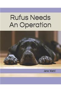 Rufus Needs An Operation