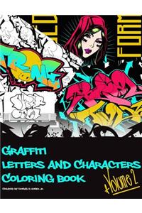 Graffiti Letters and Characters Coloring Book