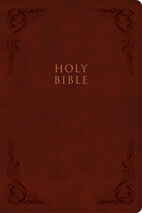 CSB Super Giant Print Reference Bible, Burgundy Leathertouch