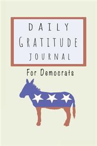 Daily Gratitude Journal for Democrats