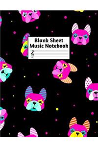 Blank Sheet Music Notebook