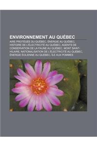 Environnement Au Quebec