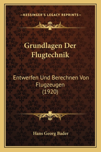 Grundlagen Der Flugtechnik