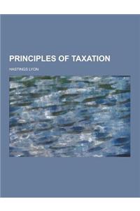 Principles of Taxation
