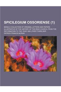 Spicilegium Ossoriense; Being a Collection of Original Letters and Papers Illustrative of the History of the Irish Church, from the Reformation to the