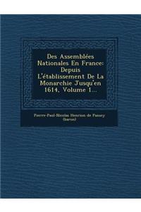 Des Assemblees Nationales En France