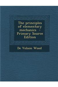 Principles of Elementary Mechanics