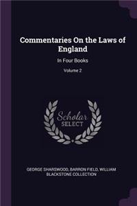 Commentaries On the Laws of England