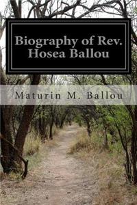 Biography of Rev. Hosea Ballou