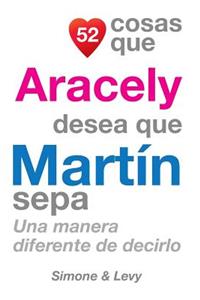 52 Cosas Que Aracely Desea Que Martín Sepa
