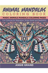 Animal Mandala Coloring Book
