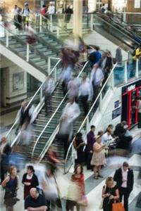 Crowded London Underground Subway Train Station