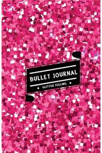 Bullet Journal Glitter Feeling: Pink Shining Glitter - Bullet Journal Notebook (Soft Cover)