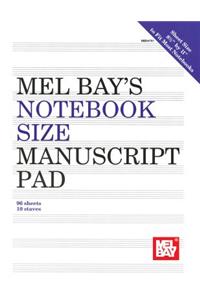 Notebook-Size Manuscript Pad 10-Stave